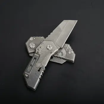 Hysenss SR288D 3D Vzorec Stonewashed Taktično Folding Nož Prostem Kampiranje, Lov Preživetje Žep EOS Orodja Pripomoček Nož