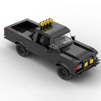 MOC 4x4 Pickup Tovornjak Nazaj v Prihodnost Taxi Model Otroke Zbirka Skupščine Izobraževalne Igrače Igrače Opeke Set