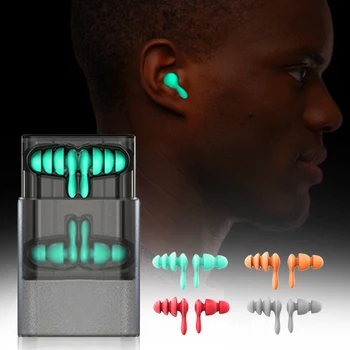 Ponovno Čepi Za Zmanjšanje Hrupa EarplugsSoft Zvočne Izolacije Uho Svečke Proti Hrupu, Opremo Za Zaščito Sluha Za Stranke Spanja Plavanje
