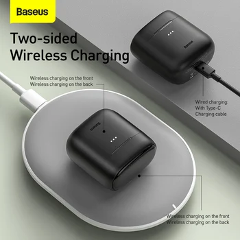 Baseus W06 TWS Bluetooth 5.0 Slušalke aptX Brezžični Čepkov CVC Hrupa Preklic Podpirajo Brezžično Polnjenje, 300h baterije
