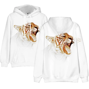 Nova 3D Hoodies Tiger Moških Fant Hooded Majica Teen Puloverju Vrh 2020 Priljubljen Modni Oblikovalec blagovne Znamke Živali Visoke Kakovosti Priložnostne