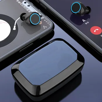 M11 Bluetooth 5.0 TWS V Uho Brezžične Stereo Slušalke Športne Slušalke Slušalke z Digitalnim prikazom Polnjenje Box