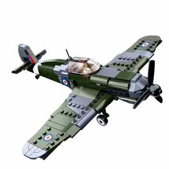 Svetovne Vojne Supermarine Spitfire Letalo gradniki WW2 Vojaški Pazer Borec Igrače, Kot Božično Darilo Za Otroke
