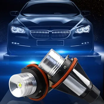 2 kos E39-5W, Primerna za BMW Angel Eye Napak Halo Obroč Bela, 6000K Rplacement Žarnice Avto Smerniki Žarnice -
