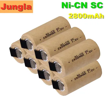 2-20pcs SC Nicd aa 1,2 v 2800mah Sub C Ni-Cd Polnilna Baterija SC Batteria za Električne Vijačnike Vaje ročna orodja
