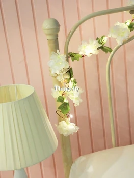 Umetni Češnje Cvetovi Cvet Niz luči Hydrangea pravljice luč za Poroko Valentinovo Stranka Doma Dekor Garland
