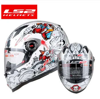 LS2 FF358 Poln Obraz motoristična čelada Wit Moški Ženske Dirke Capacetes ls2 Casco Moto Capacetes de Motociclista
