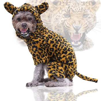 HptYfd Ljubljenčka Psa Cosplay Kostum Smešno Halloween Obleko za Chihuahua Yorkies Pozimi Topla Obleka, Pet Oseb Dodatki