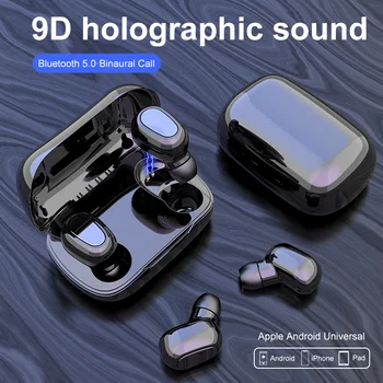 Tws L21 Pro Bluetooth Slušalke Slušalke Čepkov 5.0 Brezžične Stereo Slušalke Holografski Zvok, Android, iOS IPX5 Polnjenje Box