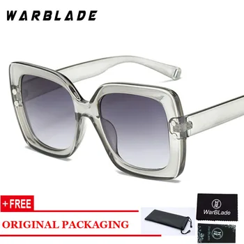 WarBLade Nove Modne Ženske Kvadratnih sončna Očala blagovne Znamke Design Classic Vintage 2018 Osebnost sončna Očala Odtenki UV400