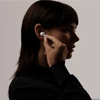 Apple Airpods Pro Brezžične Bluetooth Slušalke Originalni Zračni Stroki Pro Aktivni Šumov z Polnjenjem Primeru Hitro Polnjenje