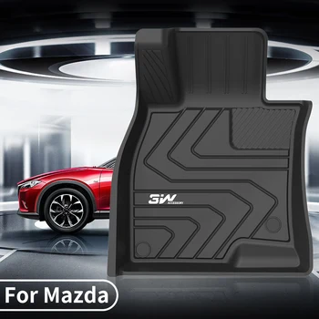 3W polno TPE predpražnike za Mazda CX4 CX5 Axela Atenza-2019 modela avtomobila Namenske avto preprogo, odporne na Obrabo in anti-slip preproge