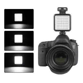 Visoke Kakovosti z Dolgo Življenjsko dobo 5.5 W 800lm 6000K Mini Prenosni 49 LED Video Luč Svetilke za Fotografske Foto Razsvetljava za Fotoaparat z Bliskavico