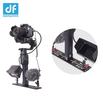 Za DJI RONIN S gimbal pribor Dnu širitev odbor Razširjeno platformo za povezovanje svetlobe LED, monitor in mikrofon