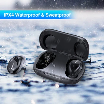 AWEI Proračun TWS V Uho Mini Čepkov Gaming Bluetooth 5.0 Kakovost Zvoka, Hi-fi Slušalke Z Mikrofonom Dotik Contorl Brezžične Slušalke