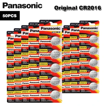 50PCS Original Panasonic Vrh Kakovosti Litijeva Baterija 3V cr2016 Gumb Baterija Watch Kovanec Baterije cr 2016 DL2016 ECR2016