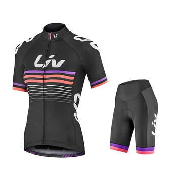 LIV 2020 Poletje ženska Kratek rokav kolo Oblačila Quick-dry dihanje Maillot Ropa Ciclismo MTB Oblačila za Šport bo Ustrezala