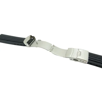 Silikonske Gume Watchband 12 mm za Ulysse Nardin 263 Morskih 1183 Observatorij Modra Pečat Konveksna Glavo Watch Trak Zapestni Trak