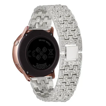 Rose zlata Trak Za Samsung Galaxy Watch 42mm za Samsung Galaxy watch aktivna/ active2 40 mm Nerjaveče Jeklo, Kovinski Watch Band