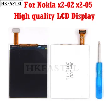HKFASTEL Visoke kakovosti na Zaslonu LCD Za Nokia x2-02 x202 x2 x2-05 Popravila Zamenjava LCD Zaslon Računalnike Z orodji,