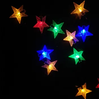 YIYANG LED Prostem Vrt Božični Luči Star Luč za Počitnice Božič Stranko Novo Leto Dekoracijo Luces de Navidad par Zunanjost