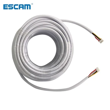 ESCAM 15M 20M, 30M 50M AVVR 4 Core Žice 4*0.12 Baker Linija za Žično Video Interkom Video Vrata Telefon Zvonec Interkom Kabel