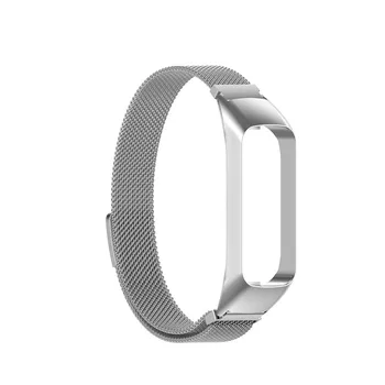 Ouhaobin Watch Band Za Samsung Galaxy Fit-e Zamenjava za Magnetno Zapestnico iz nerjavečega jekla, Trak smart manšeta Dodatki