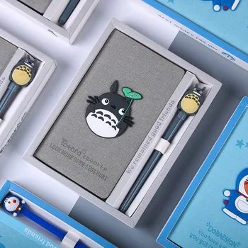 Nov vnos ustvarjalne risank anime srčkan lutka Miyazaki Totoro Doraemon lesene beležnica zvezek dnevnik roko račun darilo za rojstni dan