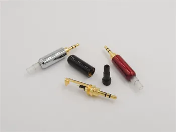 4pcs 2,5 mm 3 Palico Moški Popravila Slušalke, na primer s spajkanjem Kabel Adapter za Povezavo Avdio Priključki Plug