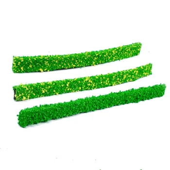 3pcs/veliko 40X1x2CM model vrt zeleni pas peska tabela travnik materiala simulacije grm izolacije pasu, cvet posteljo pasu