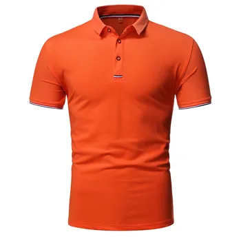 Kratek sleeve majica polo moški priložnostne modni Posel polo majica poletje prijetno river moške majice polo bombaž