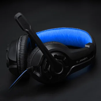 3,5 mm Vmesnik Head-mounted Gaming Slušalke, Prenosni Računalnik PC Earphon Z Mikrofonom Žične Stereo Slušalke