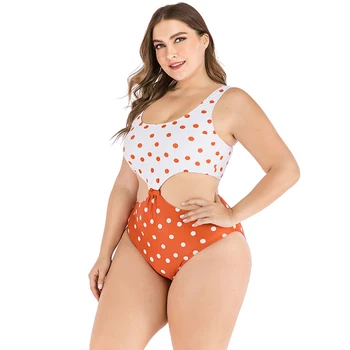 Bikini Plus Velikost Kopalk, Ženske Velikosti Mozaik Obreži Zgoraj Push Up Kopalke Bikini Komplet Visoko Pasu Dnu Kopalne Oblacilo Ženske