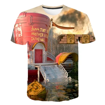 Modni T-Shirt Vrh 2020 novo 3D tiskanje risanka Fant T-Shirt otroška oblačila hip hop street boys' oblačila vrh