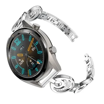 Manžeta Za Huawei Watch GT Trak 22 mm za Samsung Prestavi S3 Meje Klasičnih watch band Zamenjava Nosorogovo Zapestnica trakov