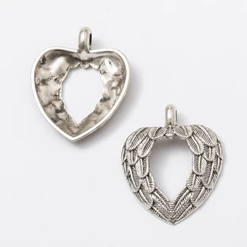 20 kosov retro kovinski cinkove zlitine ljubezen obesek za DIY ročno izdelan nakit, ogrlico, zaradi česar 7941
