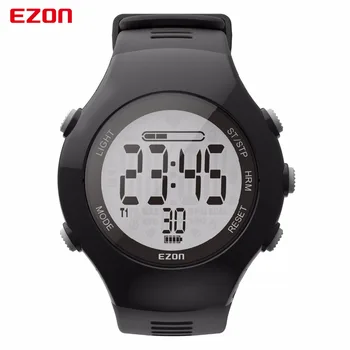 EZON T043 Moški Ženske Športne Digitalni Watch Optični Senzor Srčnega utripa, Kronograf, števec korakov Števec Kalorij na Prostem Teče