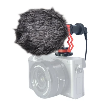 Mcoplus 3,5 mm Smerni mikrofon, Audio Vtič Profesionalni Fotoaparat Snemanje Mikrofon Za Kamero DSLR Digitalni Video Računalnik