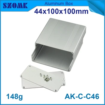 10 kosov szomk aluminija zunanji tv box 44(H)x100(W)x100(L) mm laser graverja aluminija po meri ohišje