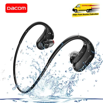 DACOM L05 Bas Zvok Šport Slušalke Bluetooth Brezžične Slušalke IPX7 Nepremočljiva Brezžične Stereo Slušalke za iPhone Xiaomi Huawei
