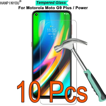 10 Kos/Veliko Za Motorola Moto G9 Plus / Moč 9H Trdoto 2.5 D Ultra-tanko Kaljeno Kaljeno Steklo Film Screen Protector Stražar