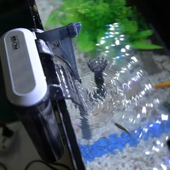 Akvarij Visi na filter UV svetlobo Submersibl 3-v-1 Zunanji Rezervoar Rib Moč Filter slap površine skimmer aquarium fish tank