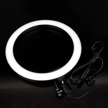 Fotografija LED 16/26 cm Selfie Obroč Svetloba, možnost zatemnitve Fotoaparat, Telefon Zvoni Svetilko Z Mize Mini Stojala Za Ličila Video v Živo Studio