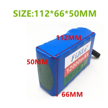 6s2p 25.2 V 12Ah Baterije Litijeva Baterija 25.2 v 12000mAh Električnih Koles /Električni/Li ion Baterijo z BMS