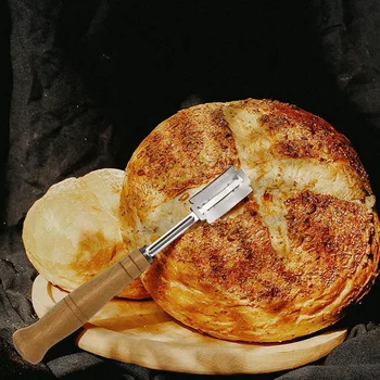 Kruh Peki Lame Nezadržljiv Orodje Testo, zaradi Česar Britev Rezilni Pribor za Peko #2