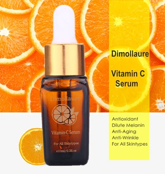 Dimollaure Močan učinek kreme za beljenje + Vitamin C serum, Akne treament Odstranite Freckle melasma pigment Melanin opekline Vložki