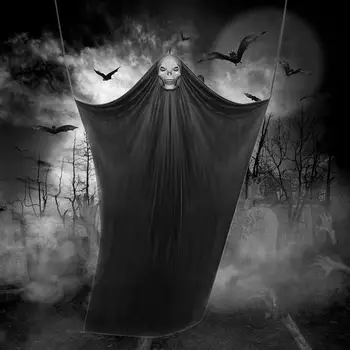 150*330 cm Halloween Visi Okostje, ki Plujejo pod Ghost Okraski Za na Prostem, v Zaprtih prostorih Stranke Bar Strašno Rekviziti Halloween Dekoracijo