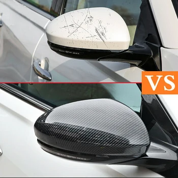 ABS Ogljikovih Vlaken Rearview Mirror Stanovanj Pokrova -Stran Ogledalo Kritje Trim za Nissan Altima 2019 2020