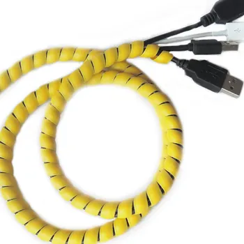 Gospodinjske naprave za shranjevanje, Multi-color 8-16 mm multi-velikost spirala zaščitni pokrov, Zaščitnik žice organizira 2m kabel pas