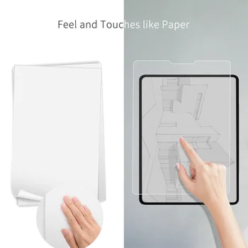 Mat PET Papirja, Kot so Film Za iPad 10.9 Air4 6. 9.7 7. 10.2 Zraka 3 10.5 Mini 5 Pro 11 Za 12,9 Zaščitnik Zaslon Anti Glare Slikarstvo